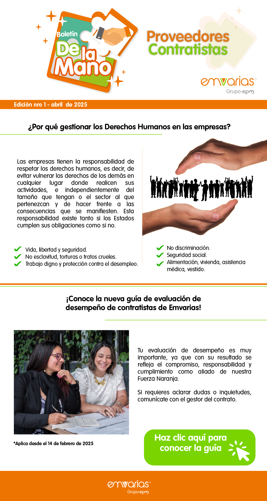 Imagen del contenido de Boletín de la mano Edición 1