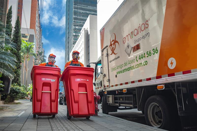 imagen de camión Emvarias EPM - Ruta hospitalaria