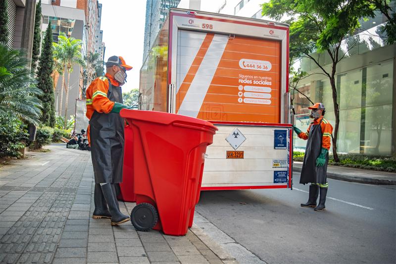 imagen de camión Emvarias EPM - Ruta hospitalaria